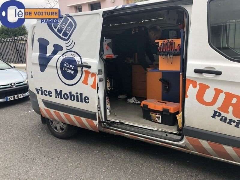 Atelier serrurerie automobile - stock de clés