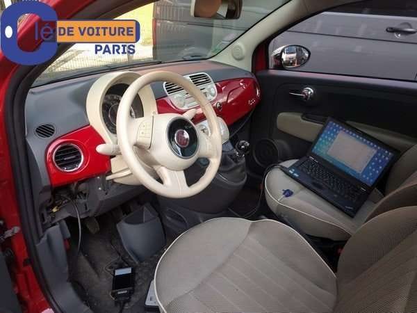 Clé perdue de Fiat 500 2011 - Fabrication nouvelle clé sur place