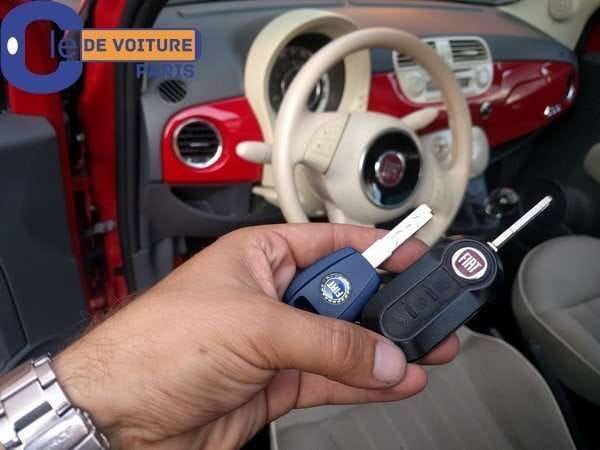 Clé perdue de Fiat 500 année 2011 - Résultat